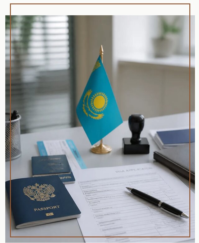 Оформление визы в Казахстан для поездки и работы в Бирске