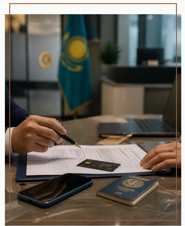 Открытие счета и банковской карты в Казахстане в Бирске
